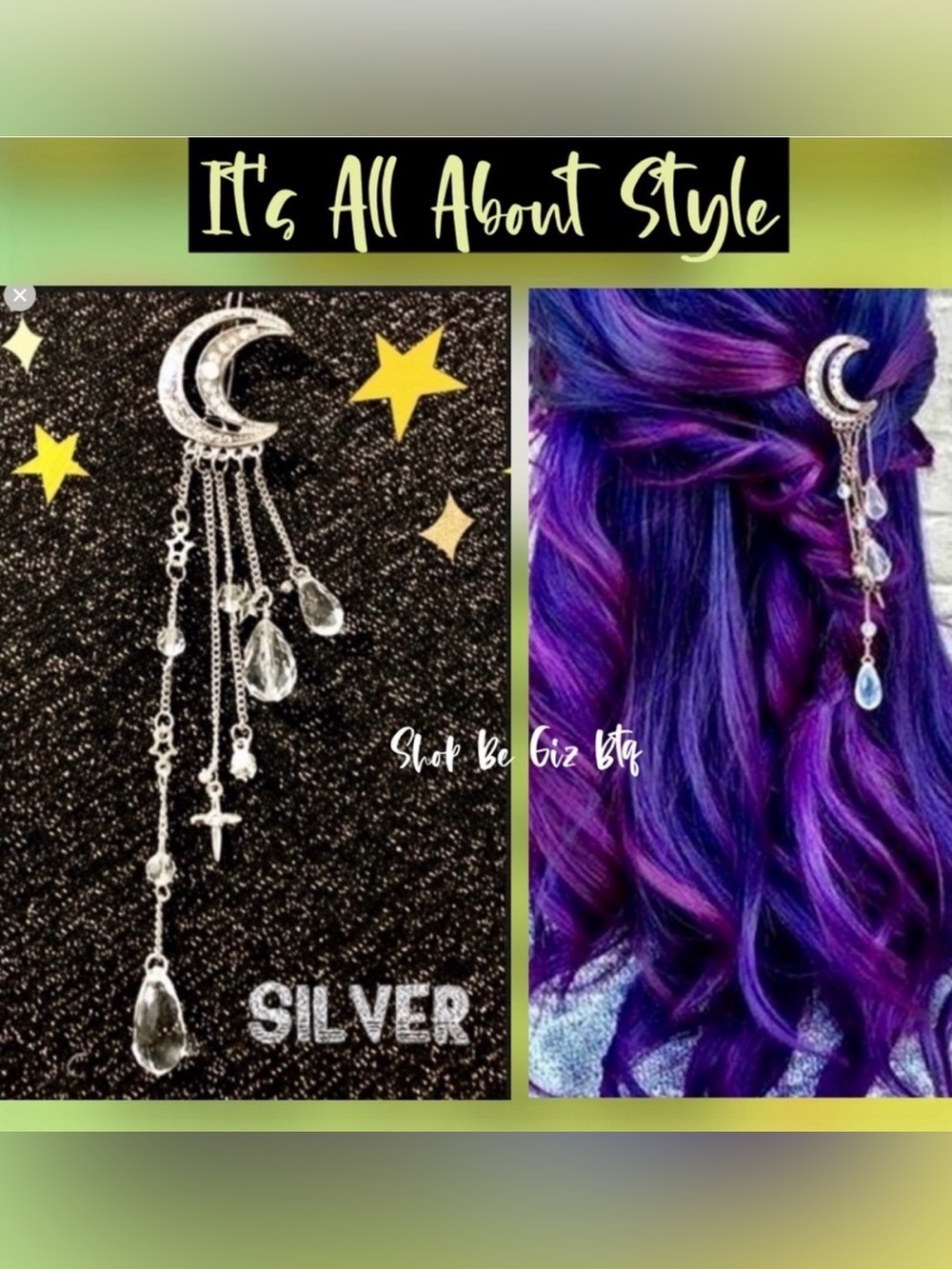 Super Elegant Embellished Hairpin to Enhance your Casual or Night Our Hair look